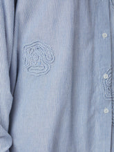 Indlæs billede til gallerivisning NEO NOIR Dalma Dori Mini Stripe Shirt Blue
