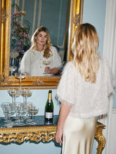 Indlæs billede til gallerivisning NEO NOIR Aisa Frilly Blouse Creme
