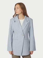 Indlæs billede til gallerivisning NEO NOIR Bowie Herringbone Blazer Light Blue

