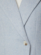 Indlæs billede til gallerivisning NEO NOIR Bowie Herringbone Blazer Light Blue
