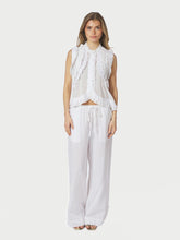 Indlæs billede til gallerivisning NEO NOIR Heifa Linen Pant Hvid
