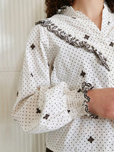 Indlæs billede til gallerivisning NEO NOIR Degas Dot Blouse Off White
