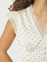 Indlæs billede til gallerivisning NEO NOIR Aniella Dot Dress Creme
