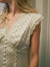 Indlæs billede til gallerivisning NEO NOIR Aniella Dot Dress Creme
