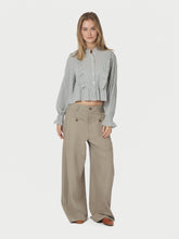 Indlæs billede til gallerivisning NEO NOIR Petrine Stripe Blouse Blue
