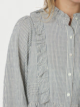 Indlæs billede til gallerivisning NEO NOIR Petrine Stripe Blouse Blue

