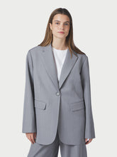 Indlæs billede til gallerivisning NEO NOIR Aarielle Structure Blazer Grey Melange
