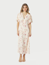 Indlæs billede til gallerivisning NEO NOIR Illana Sateen Print Dress Creme
