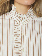 Indlæs billede til gallerivisning NEO NOIR Nellie Wide Stripe Dress Ivory
