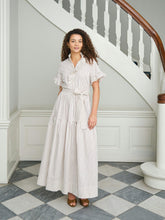 Indlæs billede til gallerivisning NEO NOIR Nellie Wide Stripe Dress Ivory
