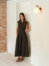 Indlæs billede til gallerivisning NEO NOIR Irene Poplin Dress Chocolate
