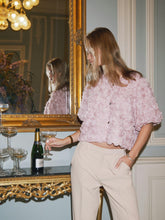 Indlæs billede til gallerivisning NEO NOIR Aisa Flower Blouse Rose
