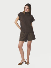 Indlæs billede til gallerivisning NEO NOIR Jona Knit Top Brown
