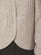 Indlæs billede til gallerivisning NEO NOIR Koteas Cable Knit Cardigan Beige
