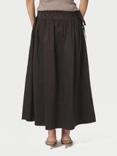 Indlæs billede til gallerivisning NEO NOIR Anais Poplin Skirt Chocolate Brown
