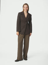 Indlæs billede til gallerivisning NEO NOIR Bowie Stripe Blazer Brown
