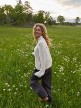 Indlæs billede til gallerivisning NEO NOIR Anda Cable Knit Blouse Ivory
