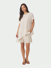 Indlæs billede til gallerivisning NEO NOIR Nerita Asymmetric Blouse Off White
