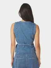 Indlæs billede til gallerivisning NEO NOIR Samara Denim Waistcoat Blue
