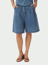 Indlæs billede til gallerivisning NEO NOIR Rosel Denim Shorts Blue
