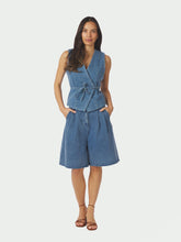 Indlæs billede til gallerivisning NEO NOIR Rosel Denim Shorts Blue

