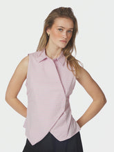 Indlæs billede til gallerivisning NEO NOIR Celest Check Top Light Pink
