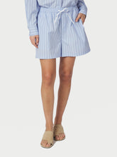 Indlæs billede til gallerivisning NEO NOIR Camell Stripe Shorts Light Blue
