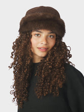 Indlæs billede til gallerivisning NEO NOIR Nappi Faux Fur Hat Brown
