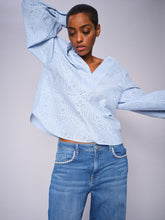 Indlæs billede til gallerivisning MOS MOSH Yen Sina Lace Blouse Skyway
