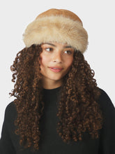 Indlæs billede til gallerivisning NEO NOIR Nappi Faux Fur Hat Cognac
