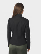 Indlæs billede til gallerivisning NEO NOIR Ardena Linen Blazer Black
