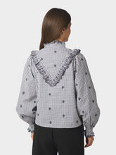 Indlæs billede til gallerivisning NEO NOIR Degas Check Blouse Grey
