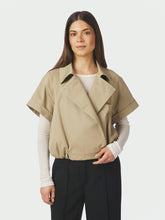 Indlæs billede til gallerivisning NEO NOIR Lisha Trench Vest Taupe
