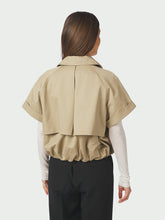 Indlæs billede til gallerivisning NEO NOIR Lisha Trench Vest Taupe
