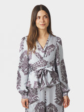Indlæs billede til gallerivisning NEO NOIR Rista Deco Drop Blouse Light Blue
