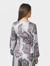 Indlæs billede til gallerivisning NEO NOIR Rista Deco Drop Blouse Light Blue
