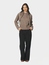 Indlæs billede til gallerivisning NEO NOIR Eliska Scarf Blouse Brown
