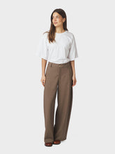 Indlæs billede til gallerivisning NEO NOIR Essiall Pinstripe Pants Taupe
