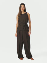 Indlæs billede til gallerivisning NEO NOIR Nassa Structure Top Dark Brown
