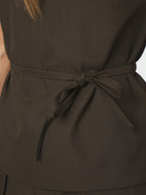 Indlæs billede til gallerivisning NEO NOIR Nassa Structure Top Dark Brown
