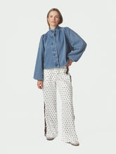 Indlæs billede til gallerivisning NEO NOIR Meggie Dot Track Suit Pant Off White
