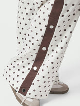 Indlæs billede til gallerivisning NEO NOIR Meggie Dot Track Suit Pant Off White
