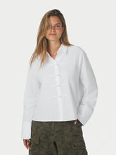 Indlæs billede til gallerivisning NEO NOIR Cam Poplin Shirt Off White
