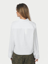 Indlæs billede til gallerivisning NEO NOIR Cam Poplin Shirt Off White
