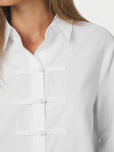 Indlæs billede til gallerivisning NEO NOIR Cam Poplin Shirt Off White
