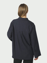 Indlæs billede til gallerivisning NEO NOIR Dita Check Shirt Dark Blue

