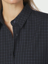 Indlæs billede til gallerivisning NEO NOIR Dita Check Shirt Dark Blue
