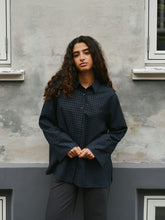 Indlæs billede til gallerivisning NEO NOIR Dita Check Shirt Dark Blue
