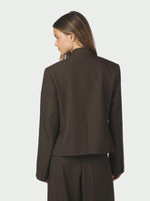 Indlæs billede til gallerivisning NEO NOIR Tiria Structure Blazer Dark Brown
