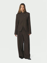 Indlæs billede til gallerivisning NEO NOIR Tiria Structure Blazer Dark Brown
